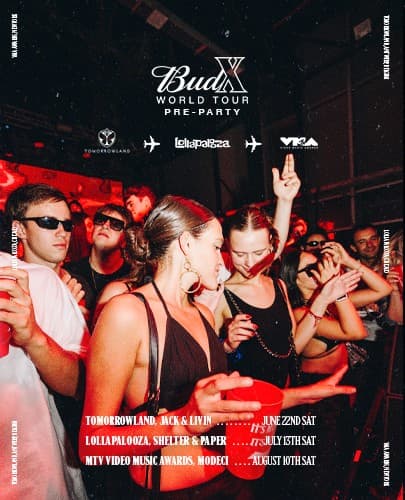BUDX WORLD TOUR: TOMORROWLAND Pre-party (06.22)