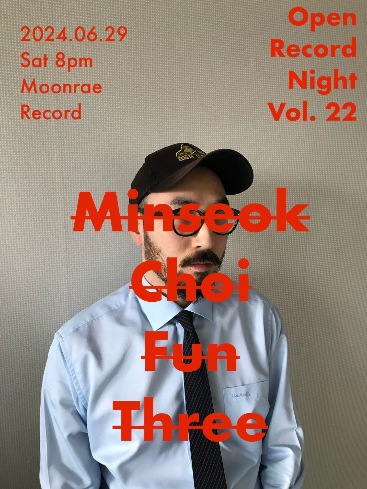 Open Record Night Vol.22, 최민석: Fun Three