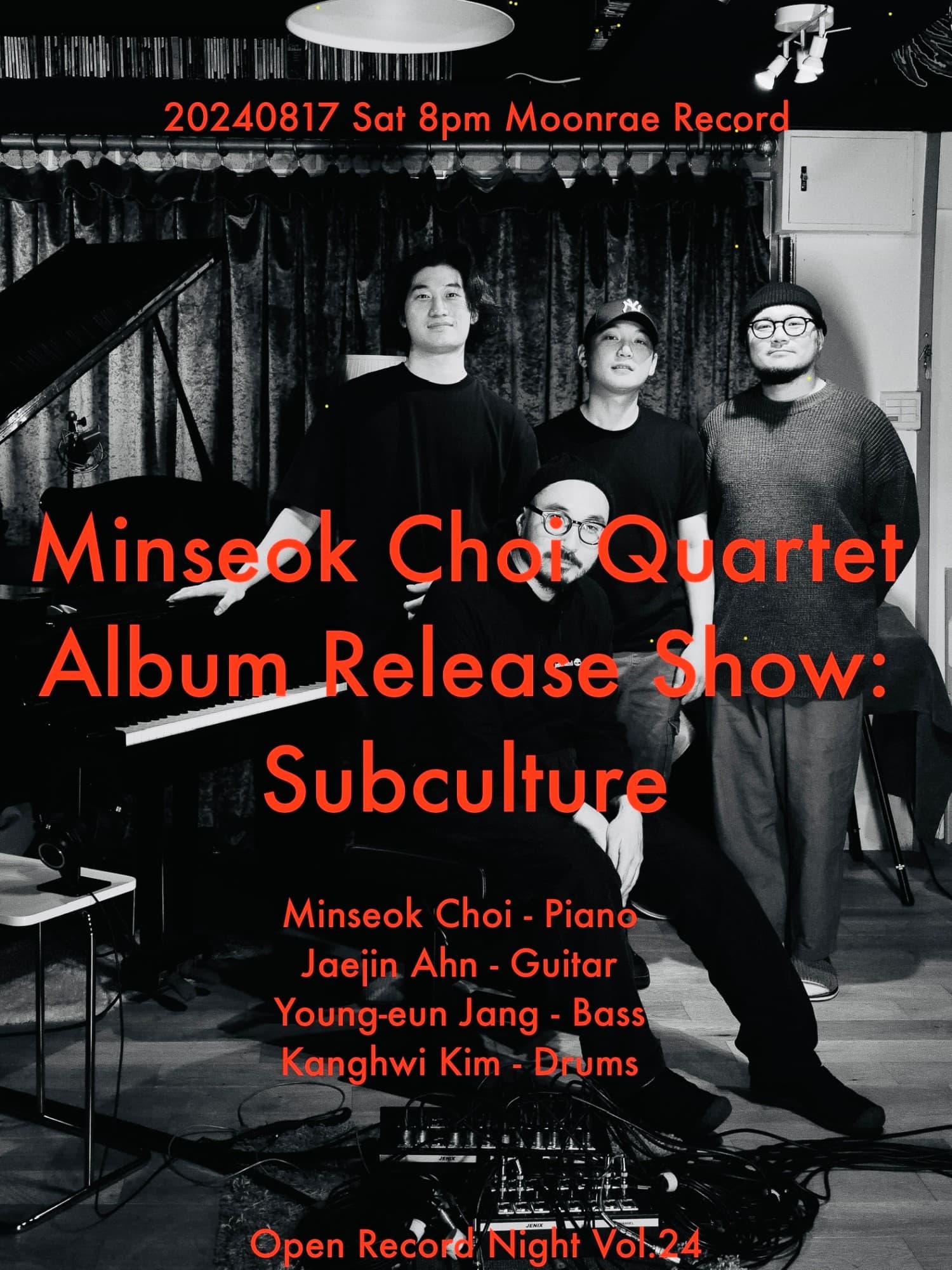 Open Record Night Vol.24, 최민석 Quartet 앨범발매공연: Subculture