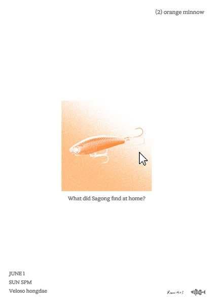 사공 콘서트: what did sagong find at home?: orange minnow