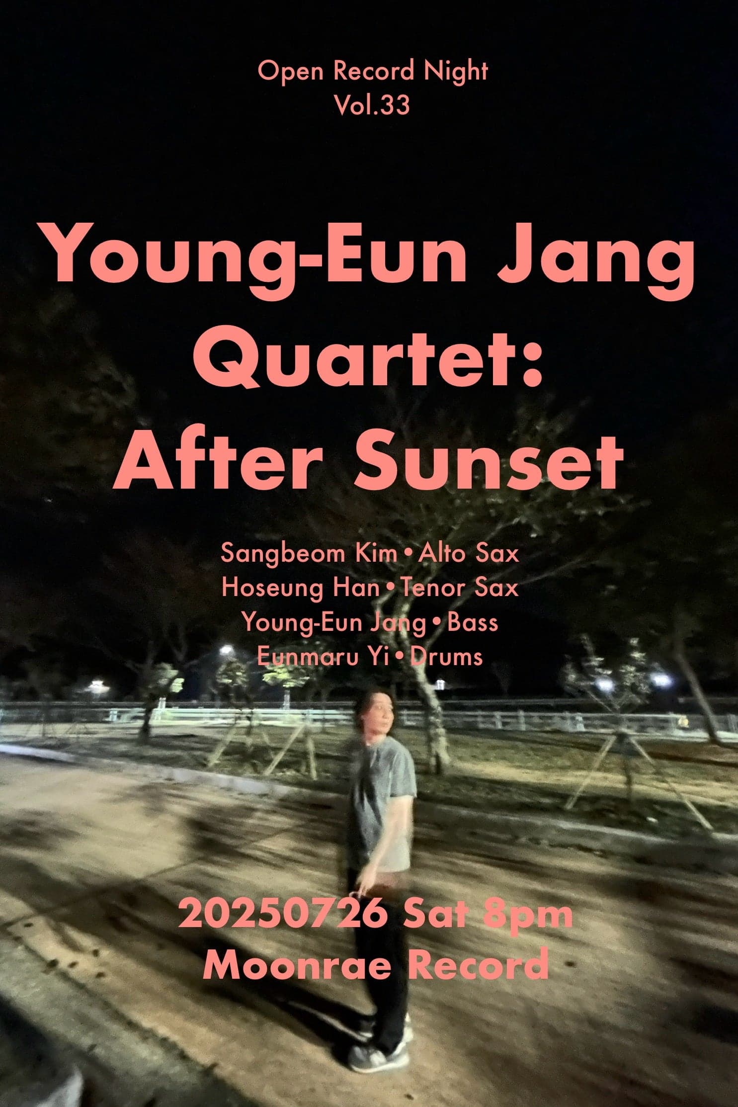 Open Record Night Vol.33, 장영은 Quartet: After Sunset