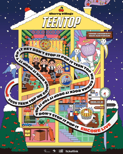 TEEN TOP WE GONNA ROCK IT DROP IT TOP IT HEY DON'T STOP IT POP IT X 2 ENCORE LIVE