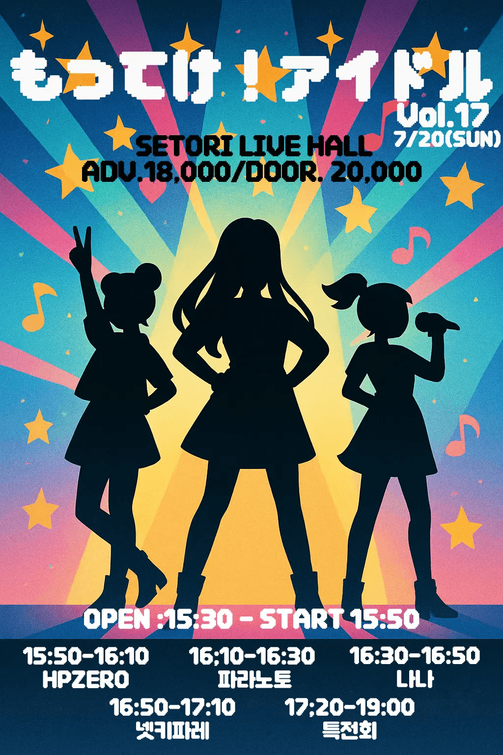 SETORI LIVE 가져가! 아이돌 Vol.17