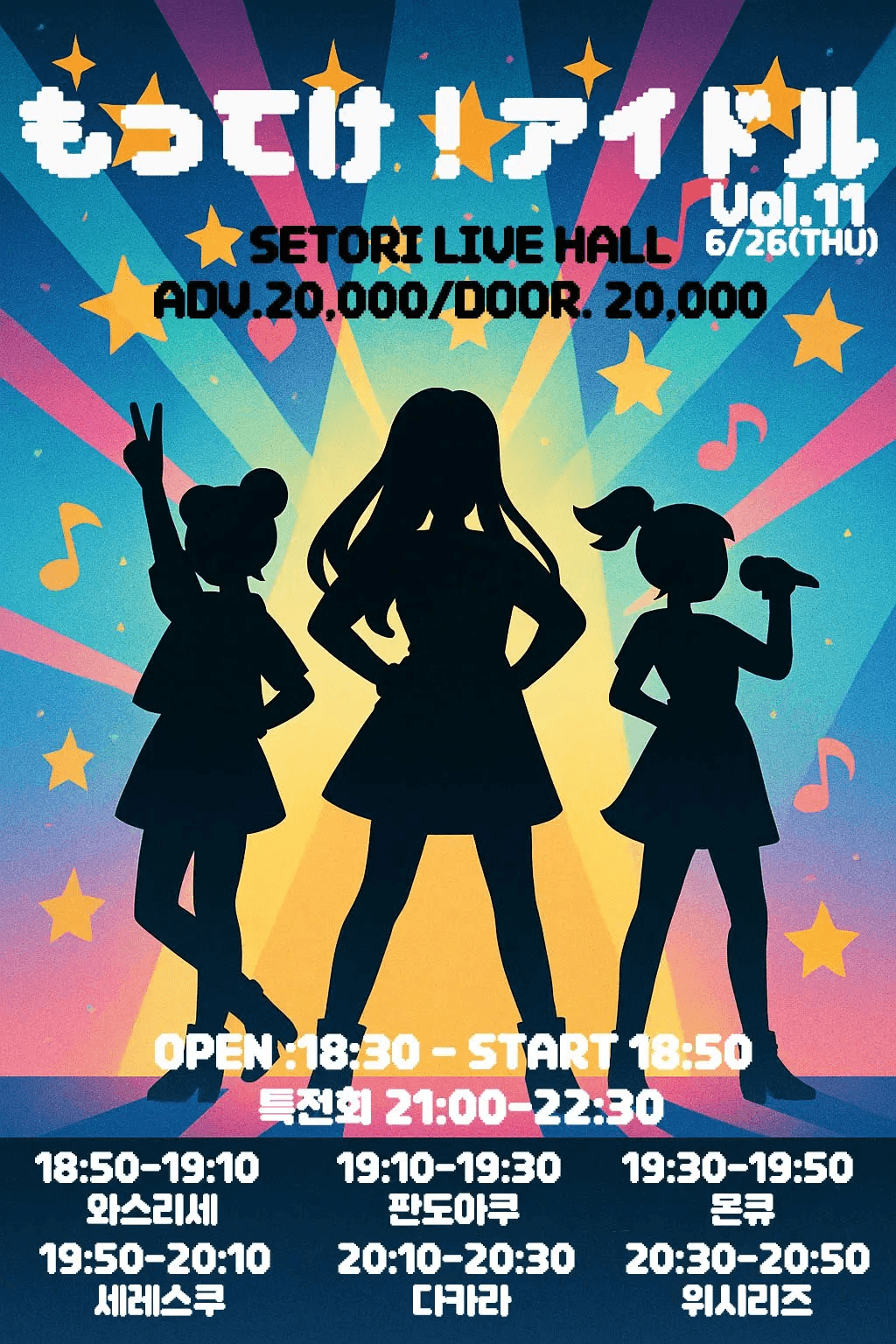 SETORI LIVE 가져가! 아이돌 Vol.11