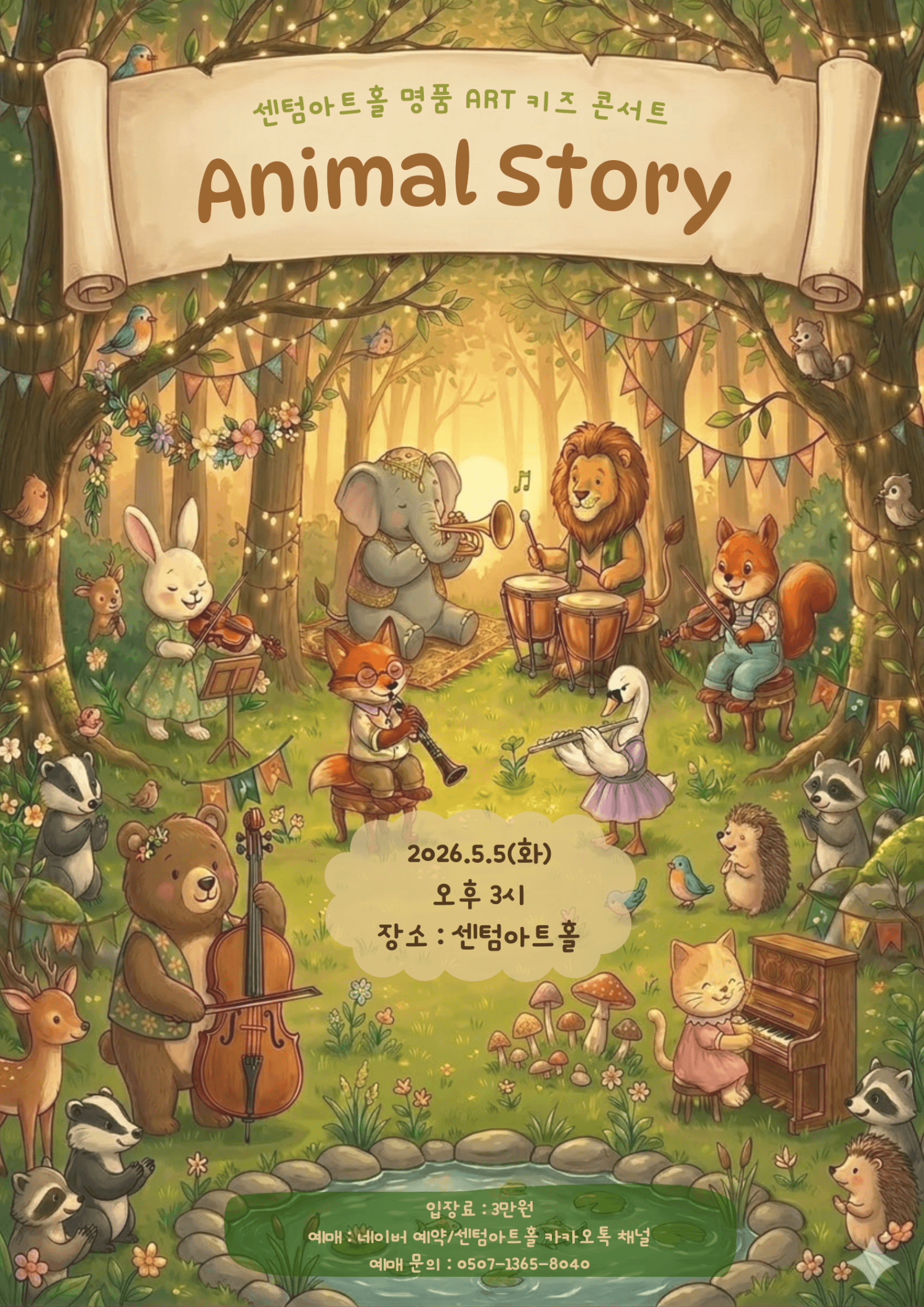 센텀아트홀 명품 ART 키즈콘서트: Animal Story [부산]