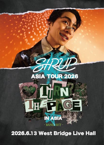 SIRUP 내한공연: SIRUP ASIA TOUR, TURN THE PAGE IN ASIA [서울]