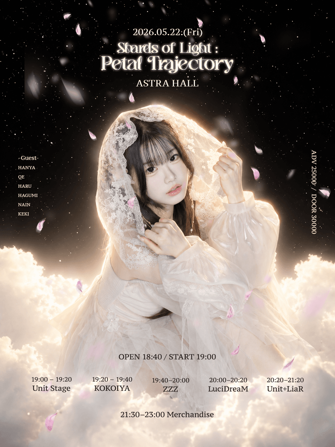 Shards of Light: Petal Trajectory
