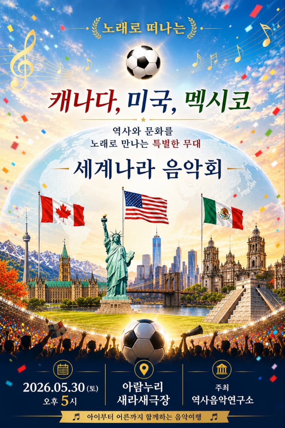 고양시의 노래: Let's Go 미국, 캐나다, 멕시코