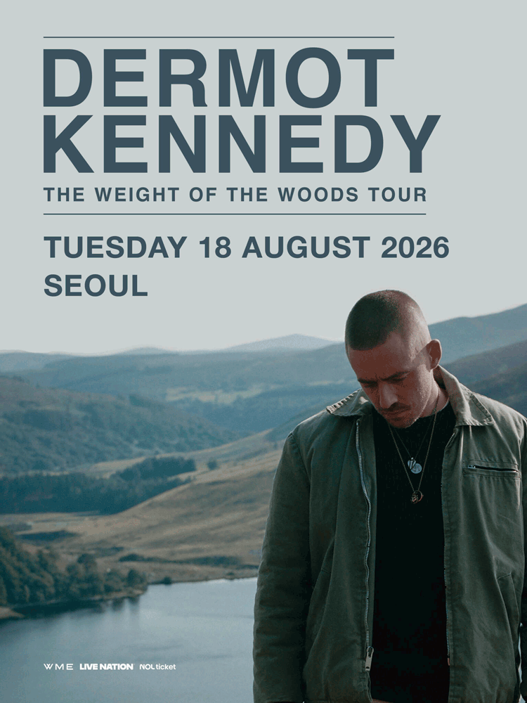 더못 케네디 첫 단독 내한공연 Dermot Kennedy THE WEIGHT OF THE WOODS TOUR [서울]
