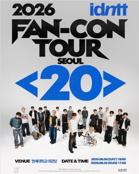idntt FAN-CON TOUR: 20 in Seoul