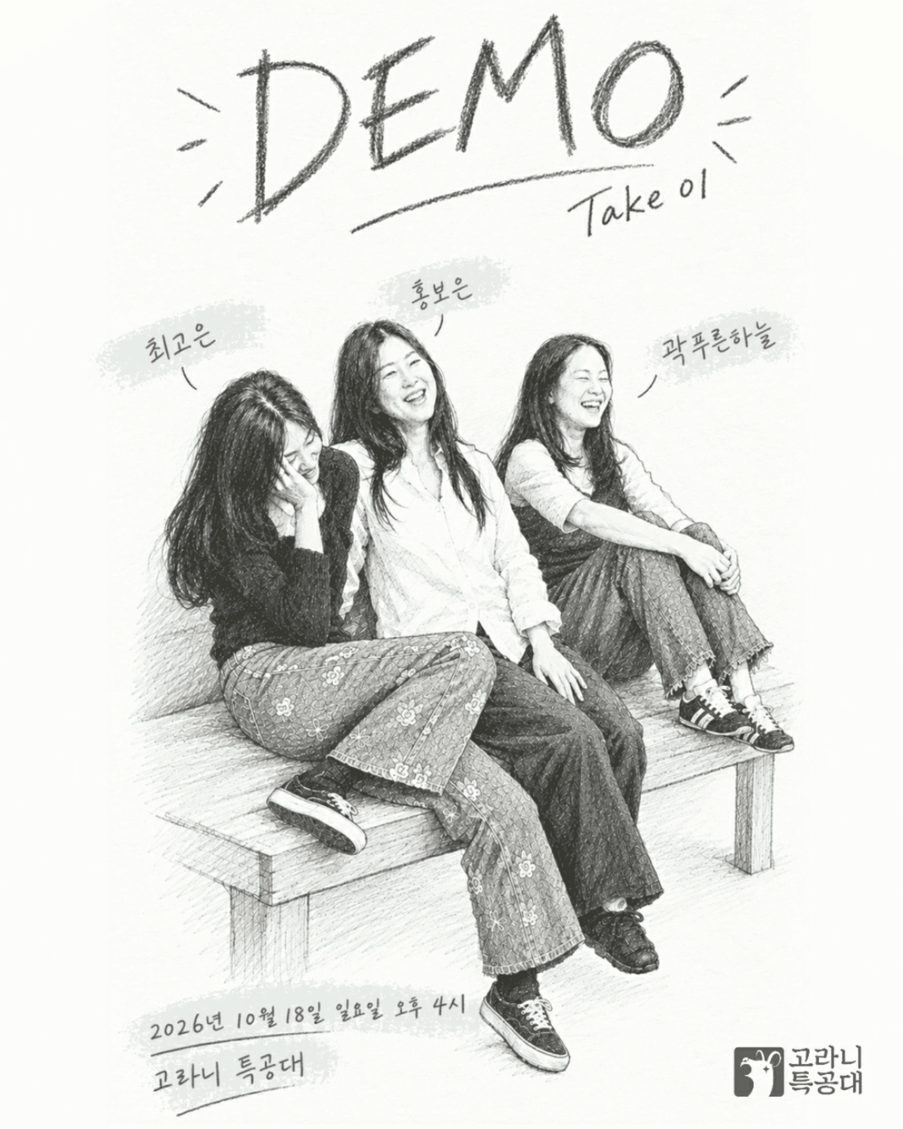 EARS-UP DEMO, take 01: 최고은 & 홍보은 & 곽푸른하늘