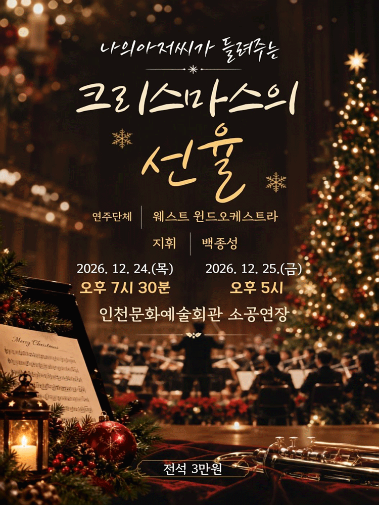 나의 아저씨가 들려주는 크리스마스의 선율 [인천]