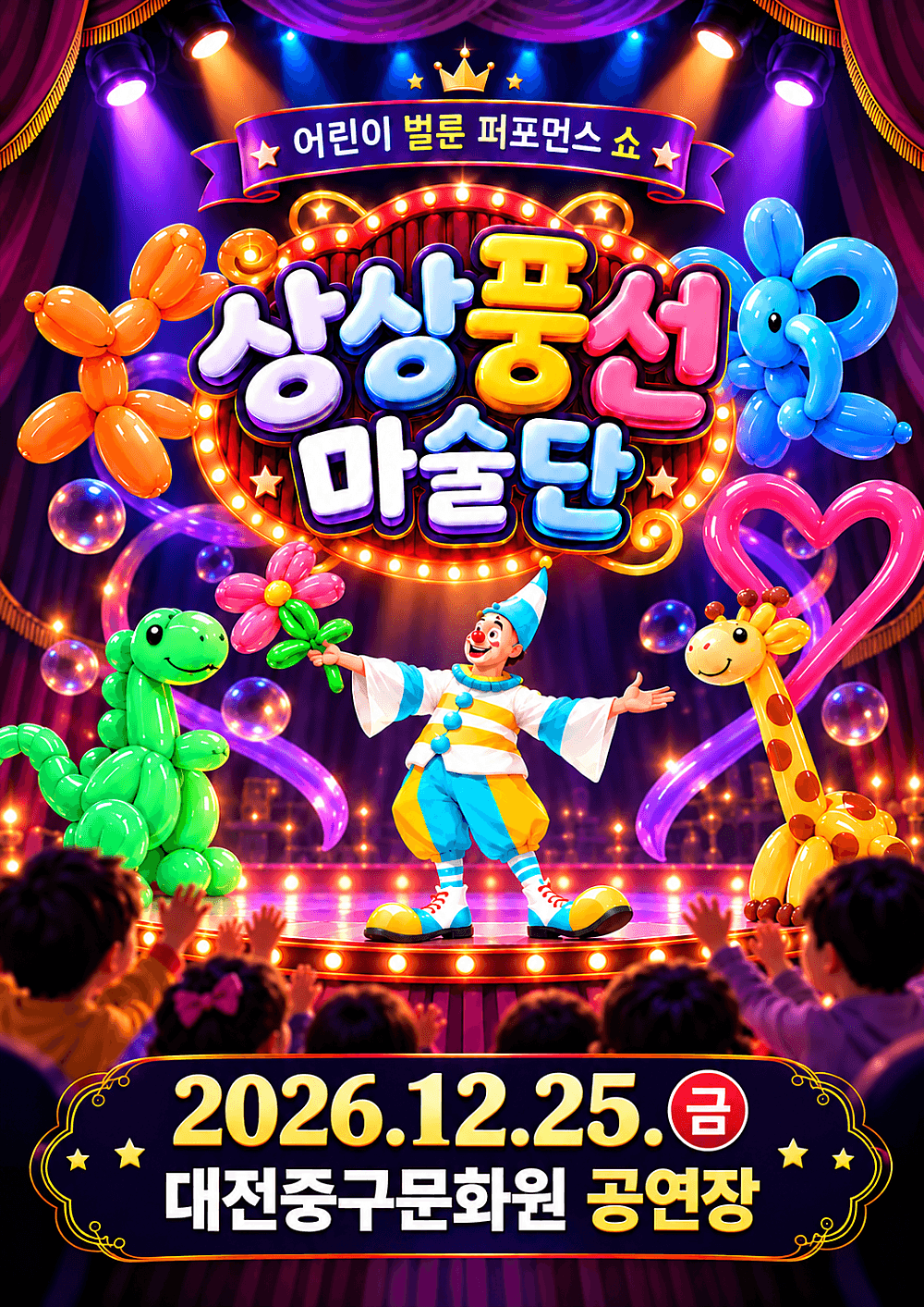 어린이 벌룬쇼: 상상풍선마술단 [대전]