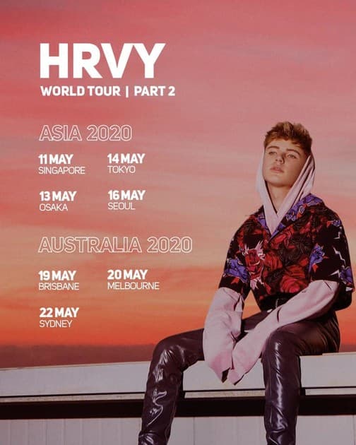 하비 HRVY 내한공연 확정! : 내한공연 정보