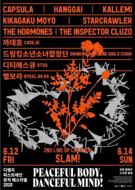 DMZ 피스트레인 뮤직페스티벌 2020 - 2차 라인업