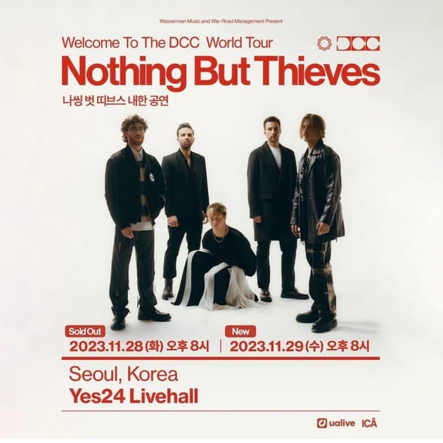 Nothing But Thieves 내한공연 회차추가 : 내한공연 정보