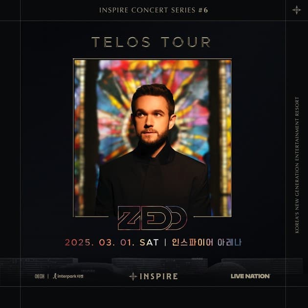 Zedd 제드 내한공연 : 내한공연 정보