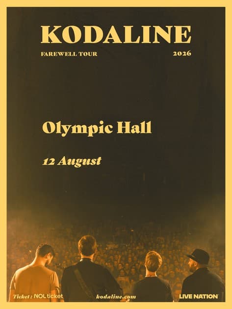 Kodaline 코다라인 내한공연 : 내한공연 정보