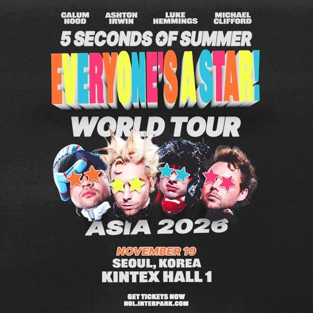 5 Seconds of Summer 내한공연 : 내한공연 정보