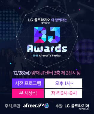 2018 BJ Awards AfreecaTV Festival