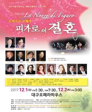 모짜르트 오페라 “피가로의 결혼” - 대구
