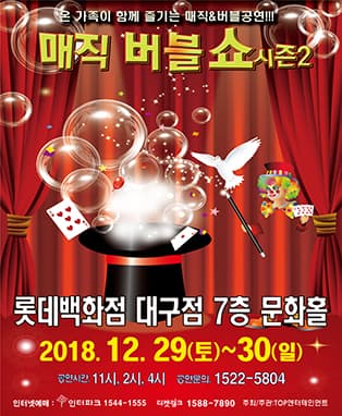 버블매직쇼 - 대구
