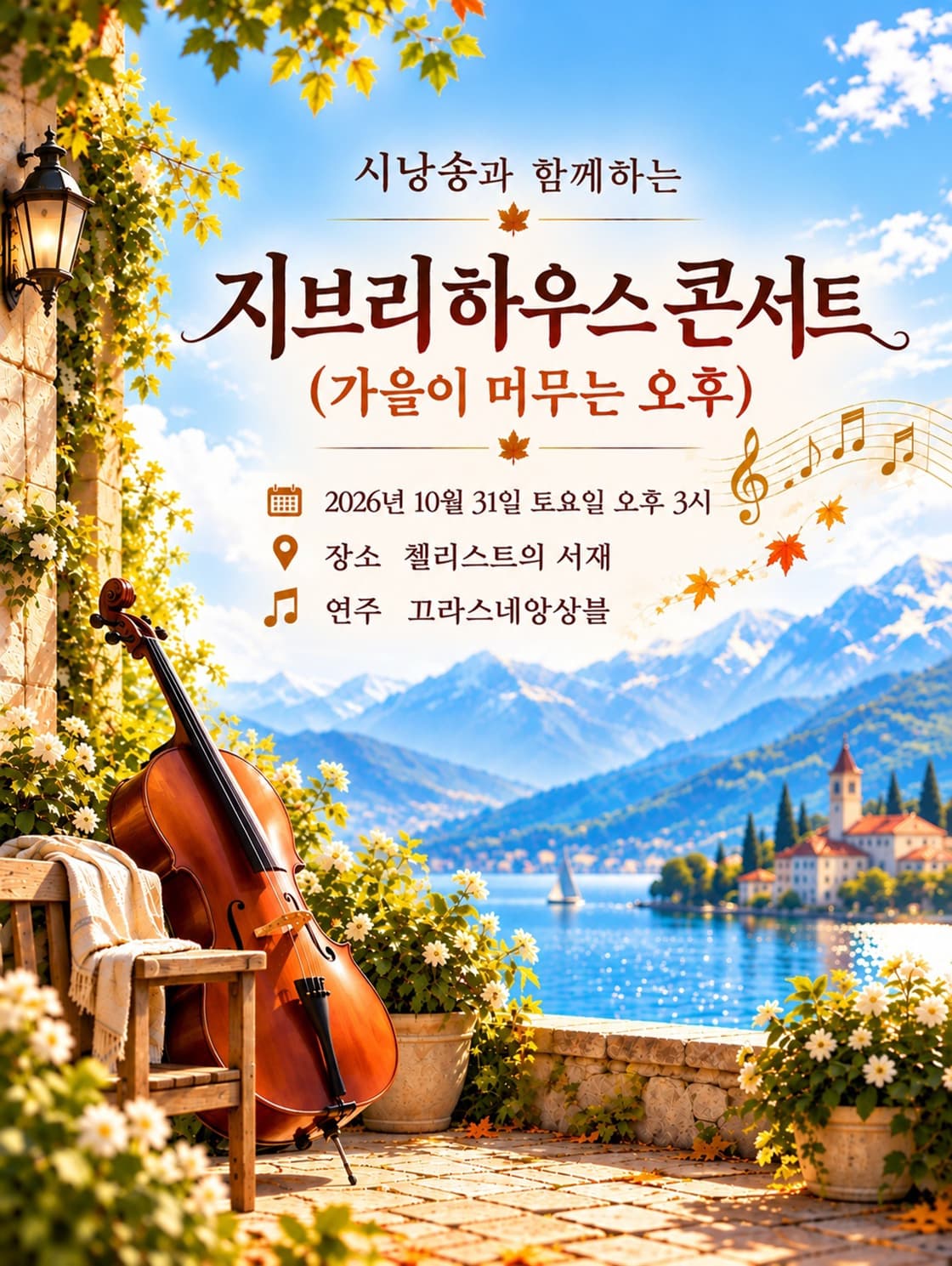 지브리 하우스 콘서트 <가을오후의 선물> - 부산