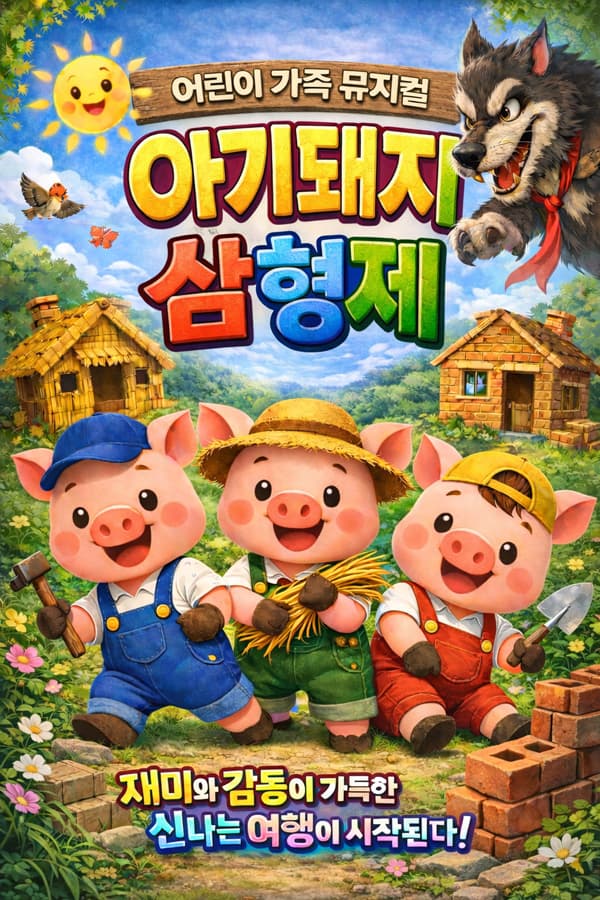 [만원의행복] 어린이 뮤지컬 '아기돼지 삼형제' - 원주