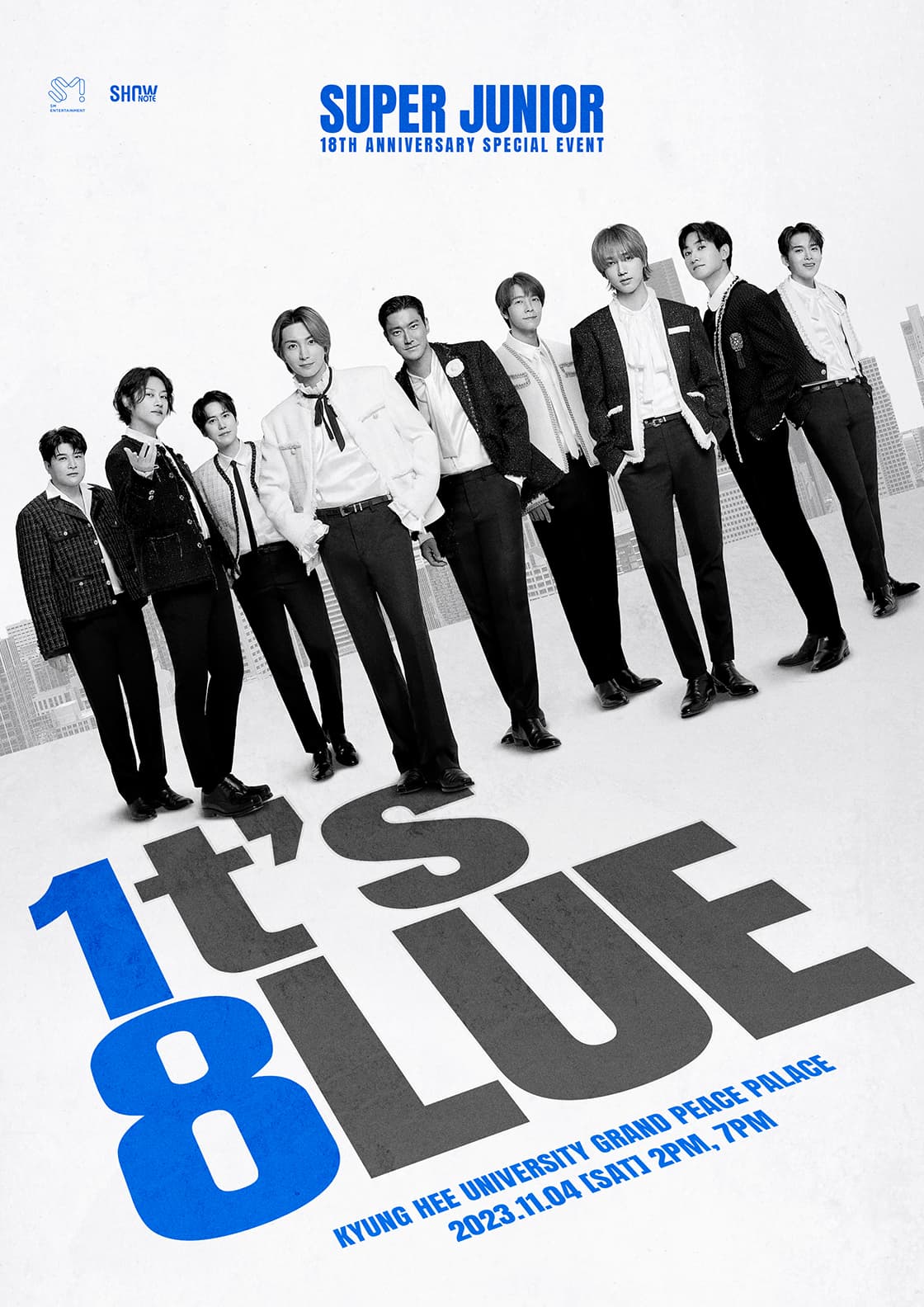 SUPER JUNIOR 18TH ANNIVERSARY SPECIAL EVENT < 1t’s 8lue >