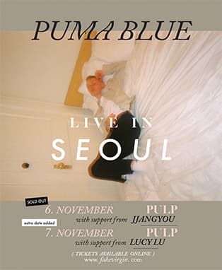 PUMA BLUE 첫 내한 공연 (풀 밴드셋)