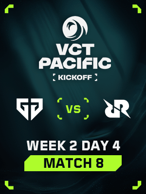 VCT PACIFIC KICKOFF (1.25) - M8 : GEN VS RRQ