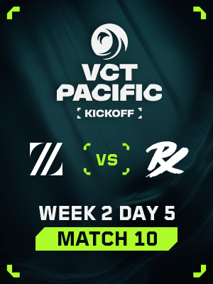 VCT PACIFIC KICKOFF (1.26) - M10 : ZETA VS PRX
