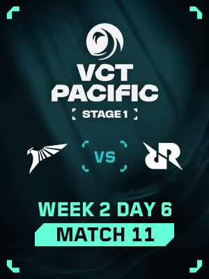 VCT PACIFIC STAGE1 (3.31) - M11 : TLN VS RRQ