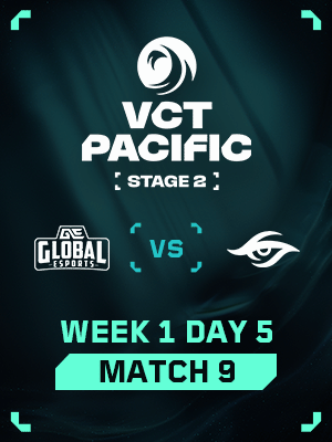 VCT Pacific Stage 2 (7.19) - M9 : GE VS TS