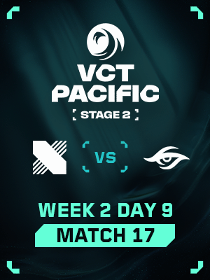 VCT Pacific Stage 2 (7.27) - M17 : DRX VS TS
