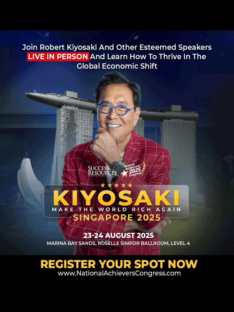 Rich Dad Robert Kiyosaki Singapore 2025 8 23