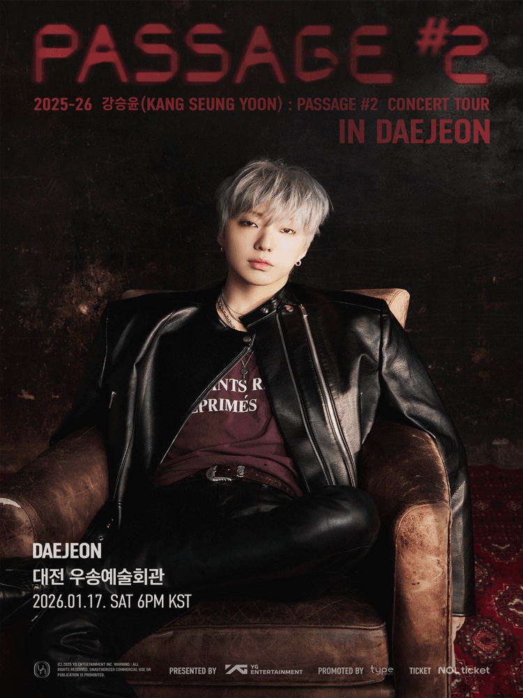 2025-26 강승윤(KANG SEUNG YOON) : PASSAGE ＃2 CONCERT TOUR IN DAEJEON