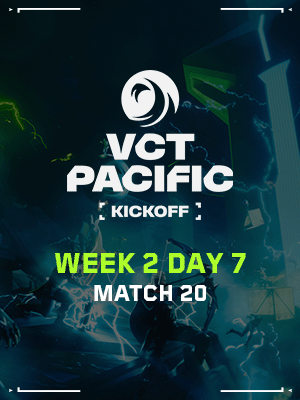 VCT PACIFIC KICKOFF (1.31) - M20 : PRX VS RRQ