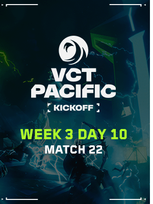 VCT PACIFIC KICKOFF (2.6) - M22 : T1 VS PRX
