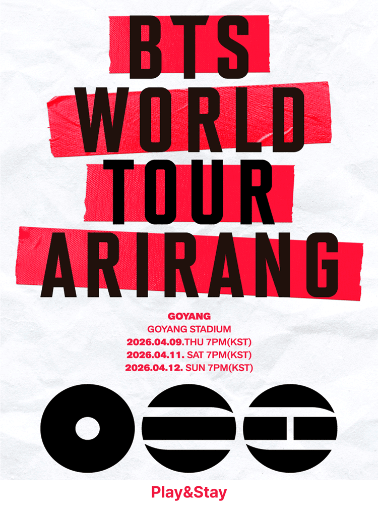 ［Play＆Stay］BTS WORLD TOUR ‘ARIRANG’ IN GOYANG+Hotels