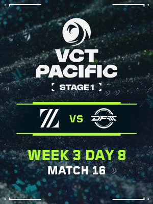 VCT PACIFIC STAGE1 (4.18) - M16 : ZETA VS DFM