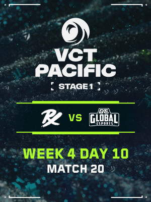 VCT PACIFIC STAGE1 (4.24) - M20 : PRX VS GE
