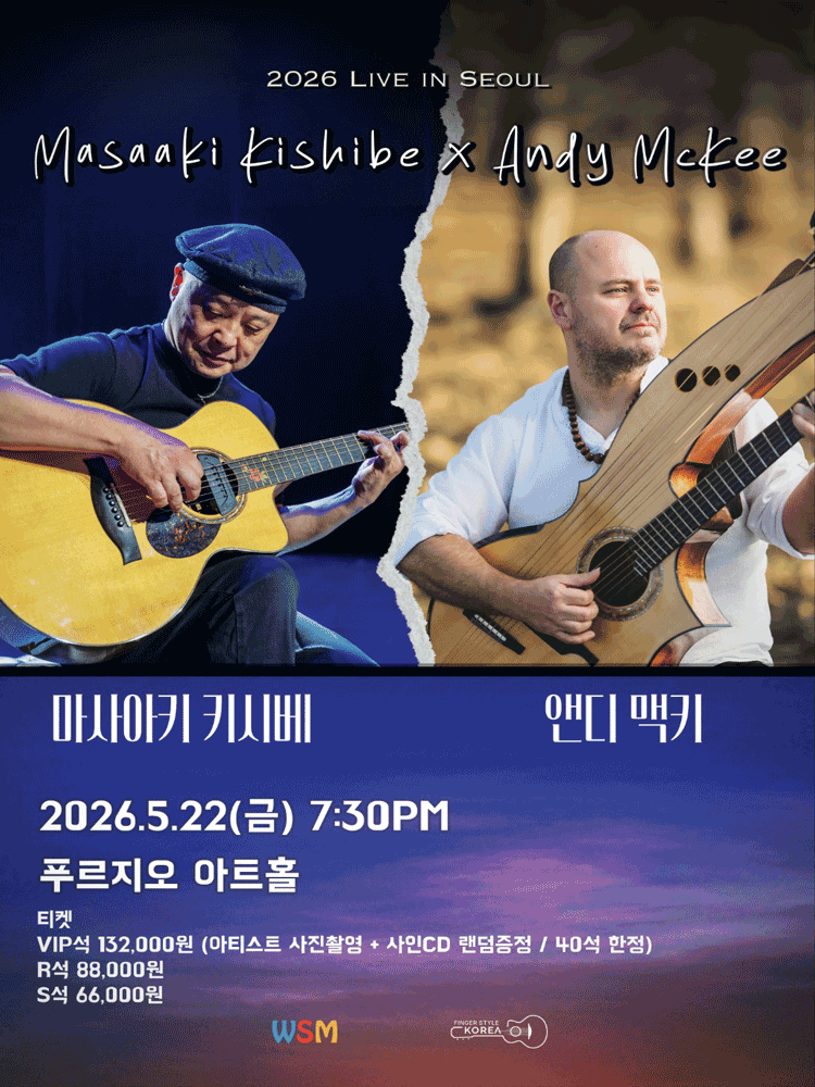 Andy Mckee & Masaaki KIshibe KOREA Concert