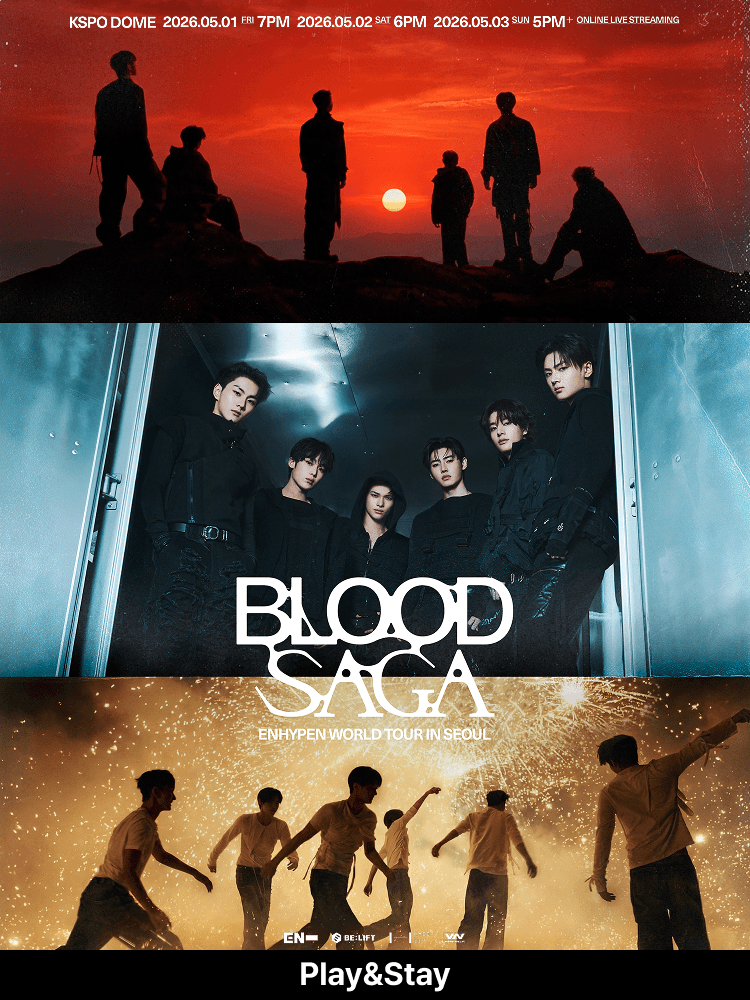 ［Play＆Stay］ENHYPEN WORLD TOUR ＇BLOOD SAGA＇ IN SEOUL + Hotels