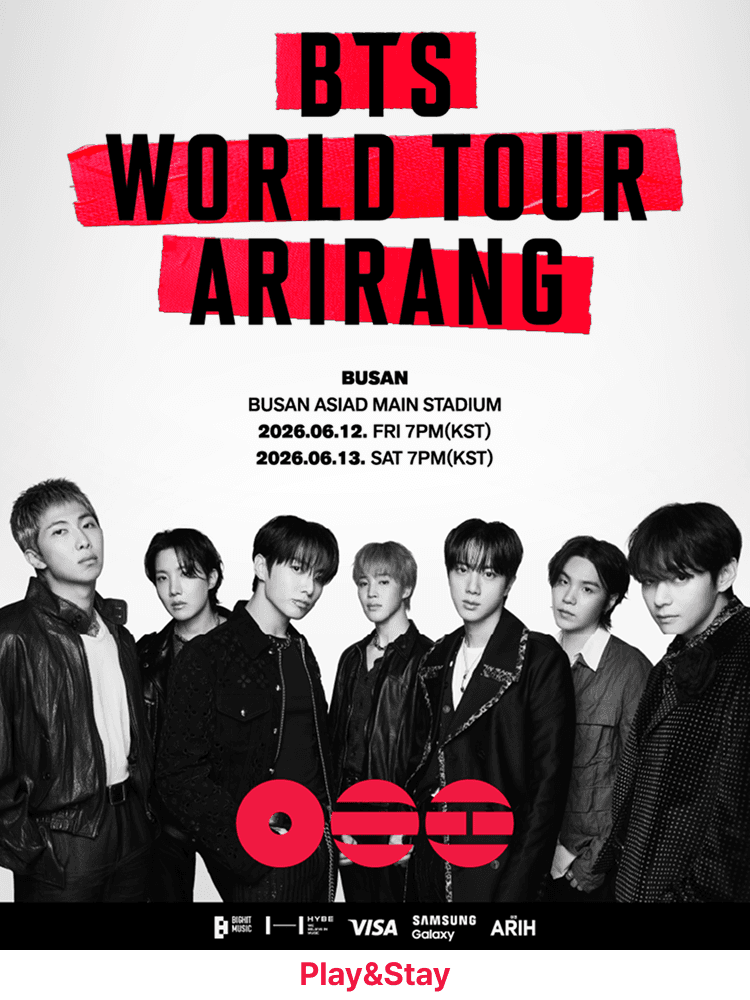 ［Play＆Stay］BTS WORLD TOUR ‘ARIRANG’ IN BUSAN + Hotels