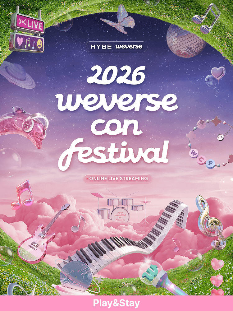 ［Play＆Stay］2026 Weverse Con Festival + Hotels