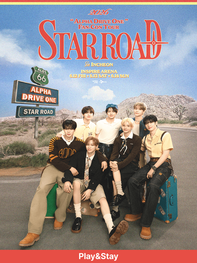 ［Play＆Stay］2026 ALPHA DRIVE ONE FAN-CON TOUR ［STAR ROAD］ in INCHEON + Hotels