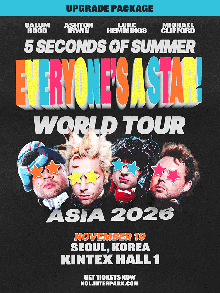 5SOS World Tour in SEOUL - UPGRADE PACKAGE