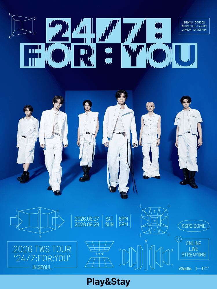 ［Play＆Stay］2026 TWS TOUR ＇24/7:FOR:YOU＇ IN SEOUL+ Hotels