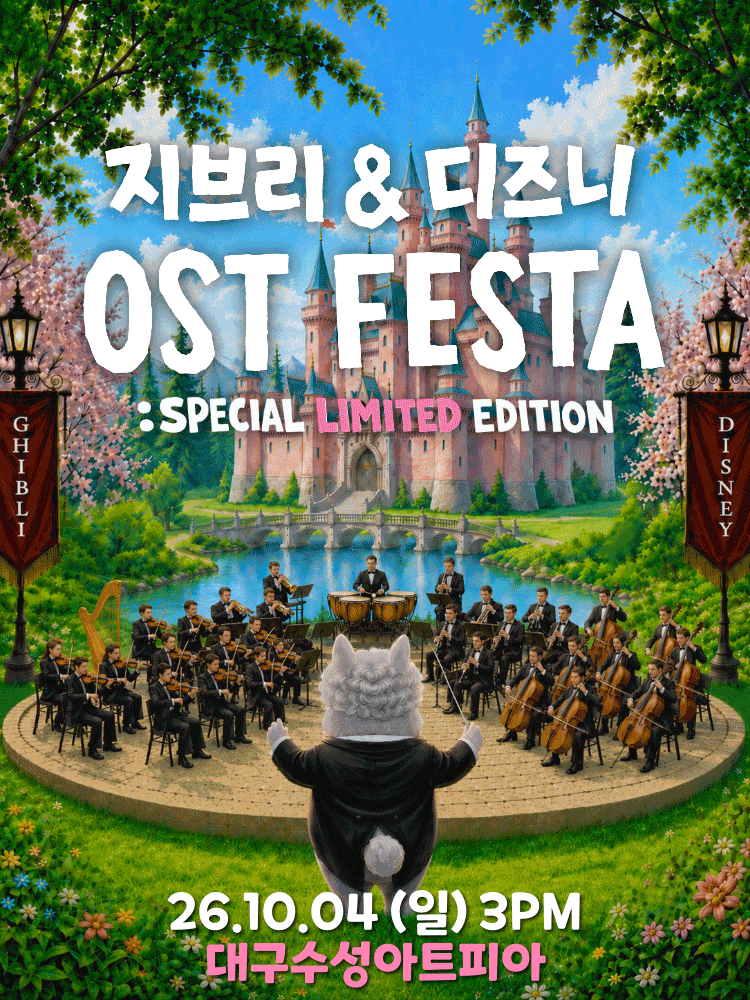 지브리&디즈니 영화음악 오케스트라 콘서트 - 2026 대구 앙코르